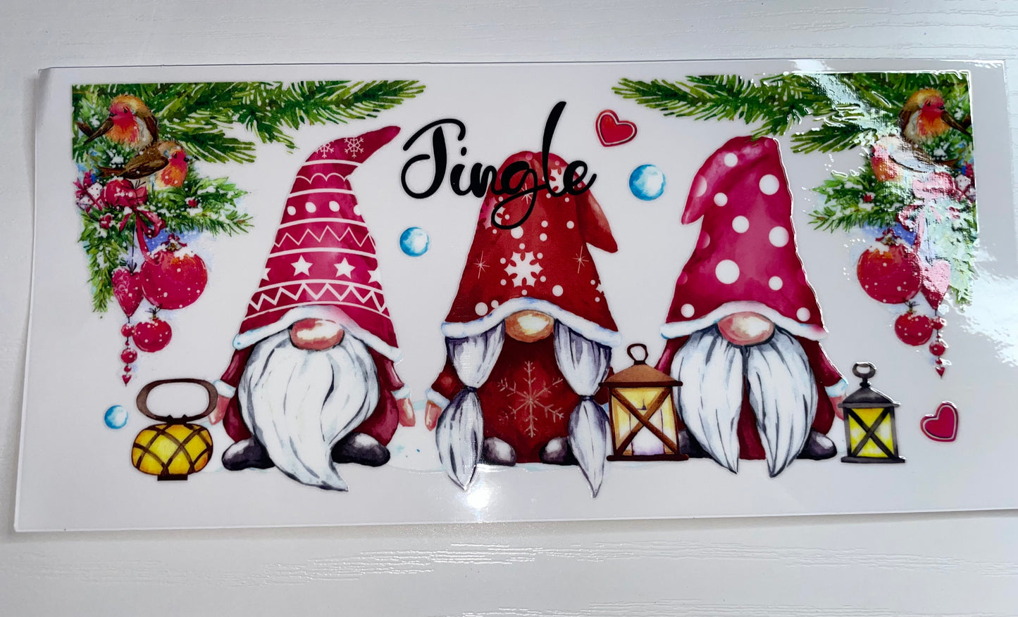 Christmas Jingle Gnomes Wrap