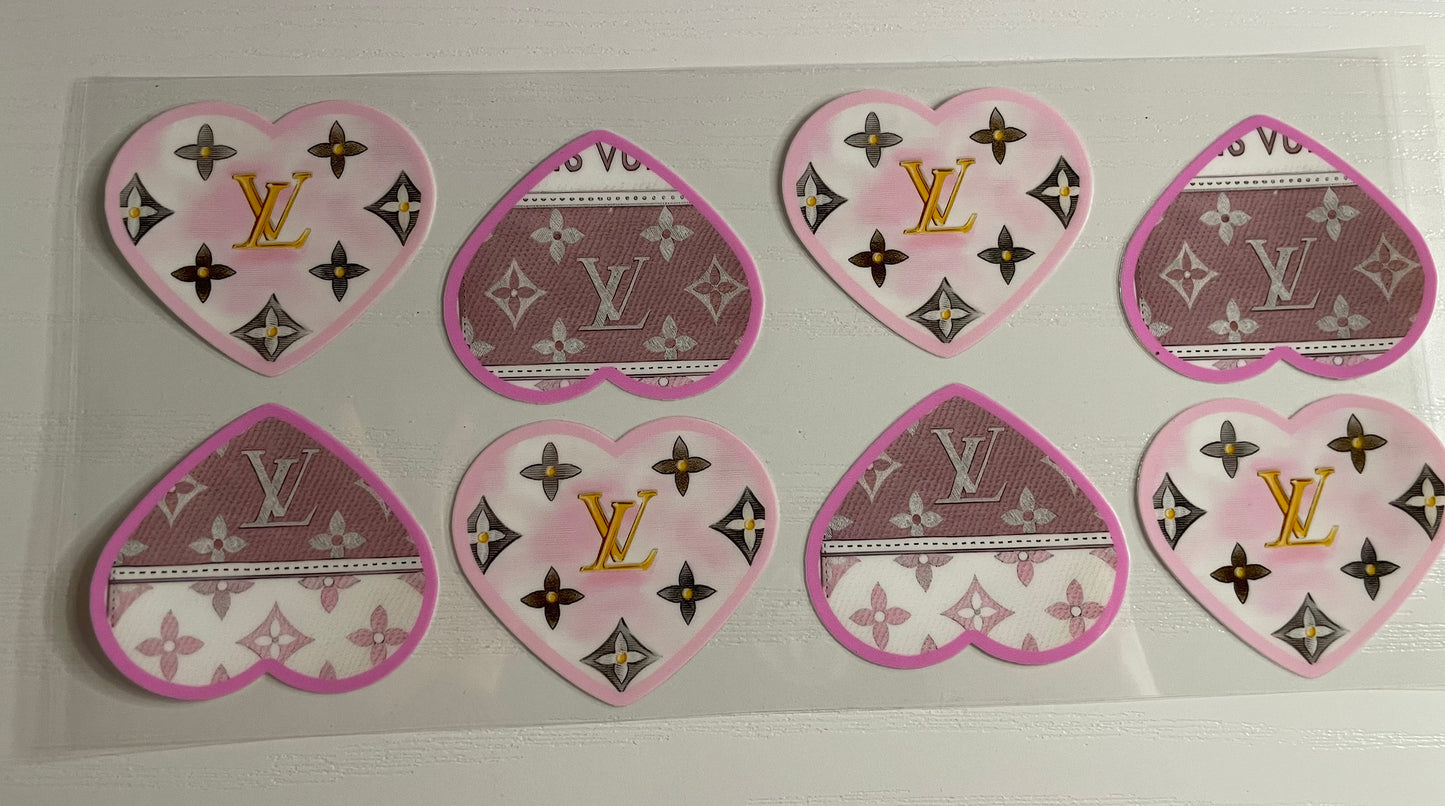LV pink hearts wrap