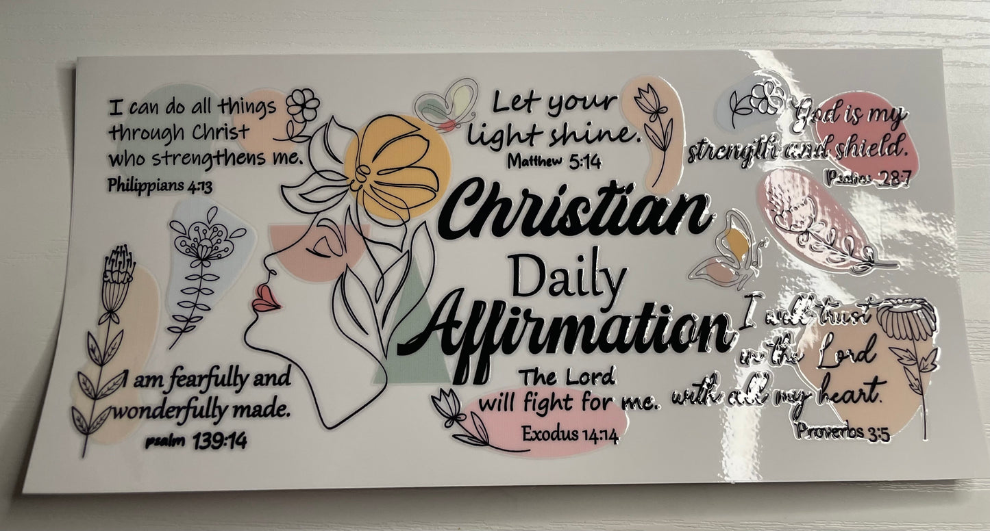 Christian Daily Affirmations Wrap