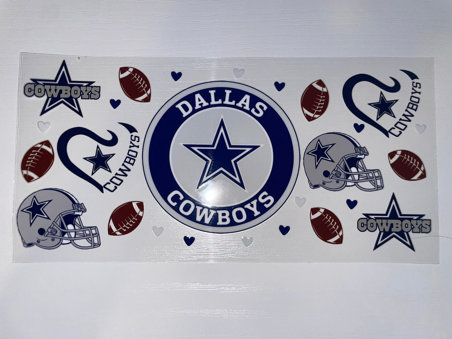 Star Football Tumbler Wrap