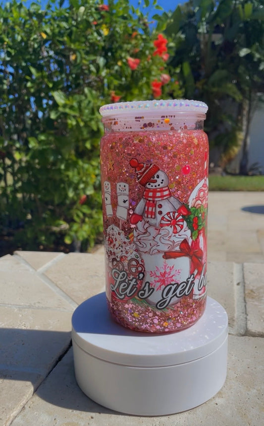 Let’s get Baked 16 oz Snow Globe Tumbler
