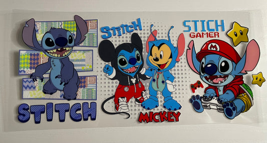 Mouse & blue monster Wrap