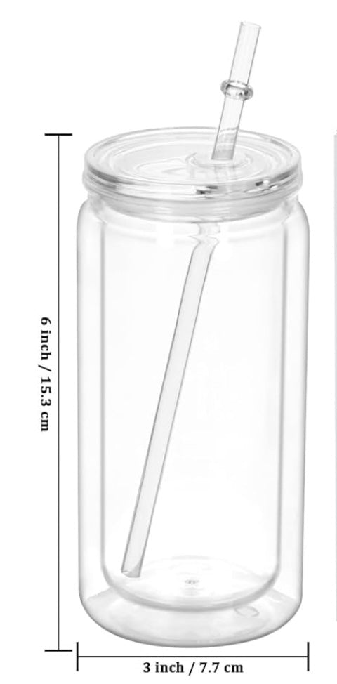 16oz Tumbler Snow Globe Cups