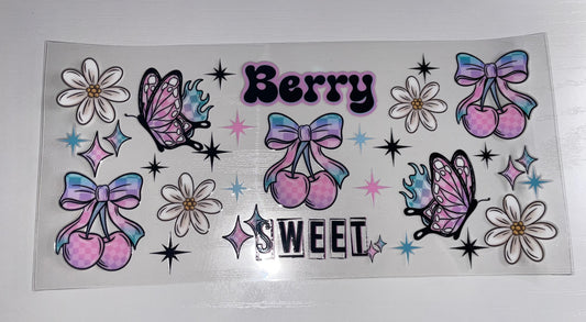 Berry Sweet bows/cherry/butterfly wrap