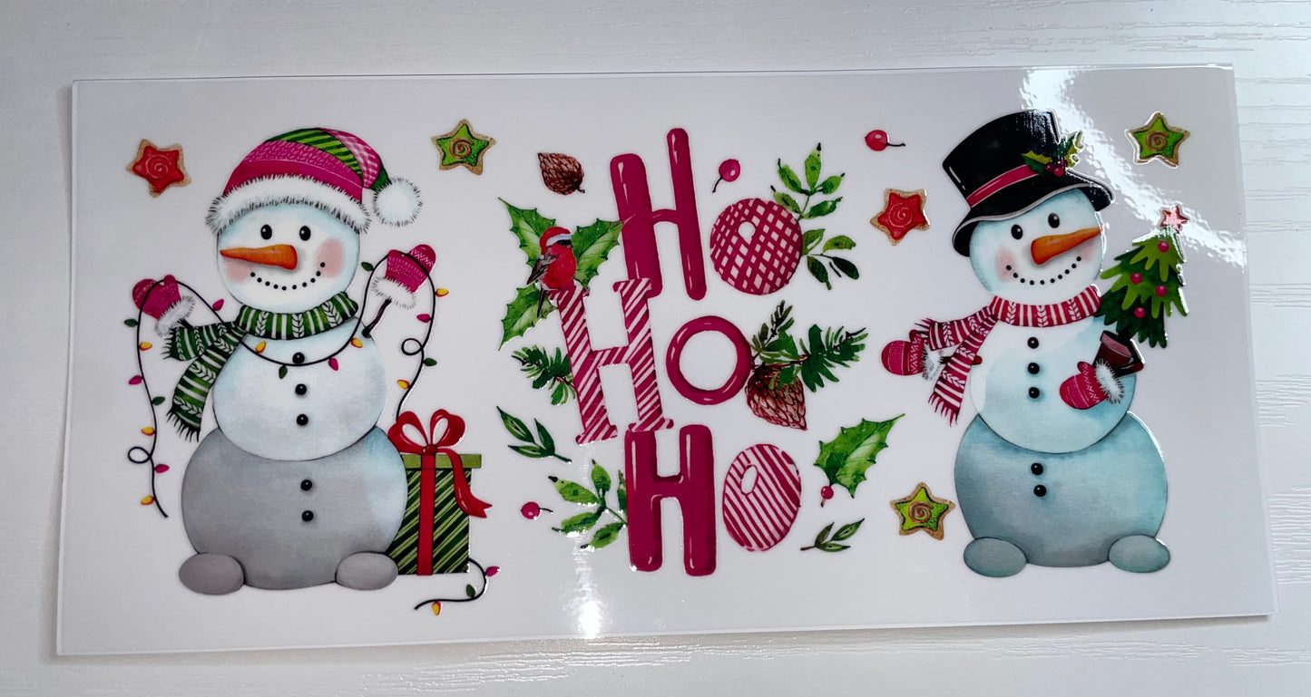 Snowman Ho Ho Ho Wrap