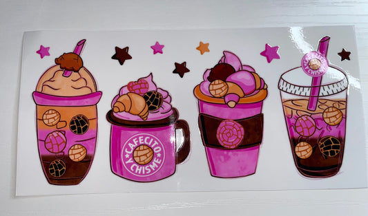Cafecito Y Chisme Coffee w/ Stars Wrap