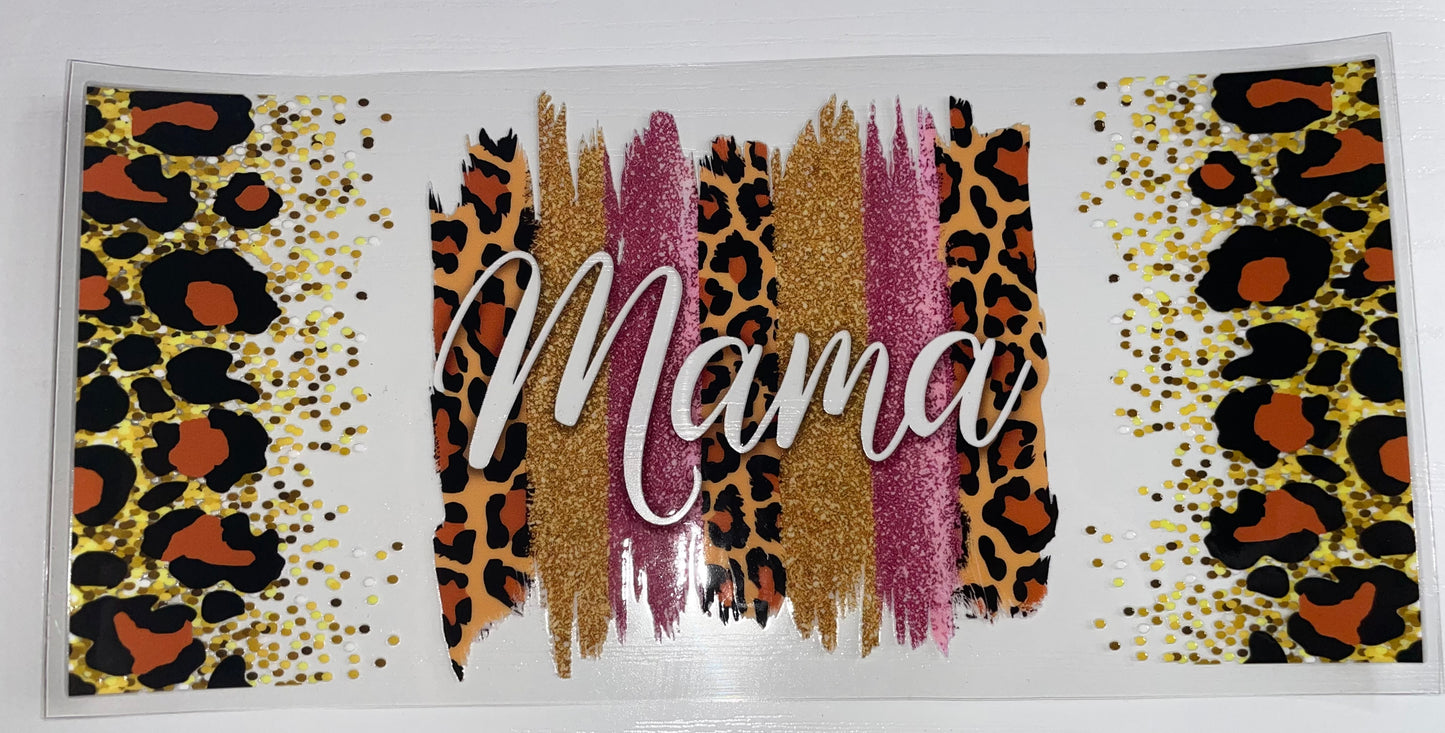 MAMA cheetah print/gold/pink Wrap