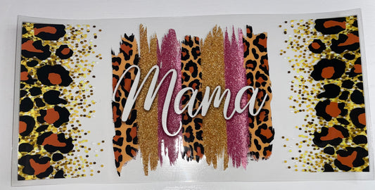 MAMA cheetah print/gold/pink Wrap
