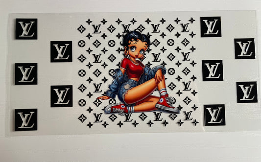 LV BB Denim jacket wrap