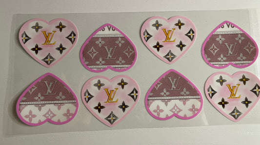 LV pink hearts wrap
