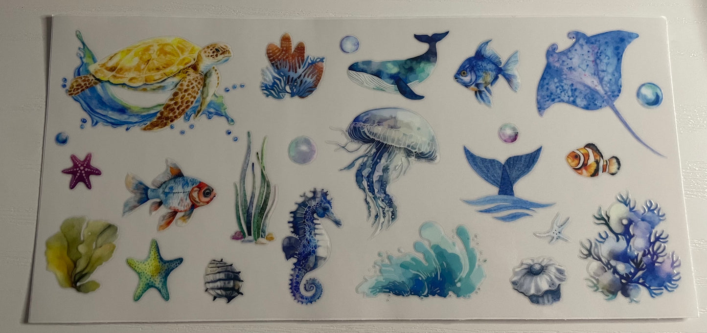 Sea Creatures Wrap #4