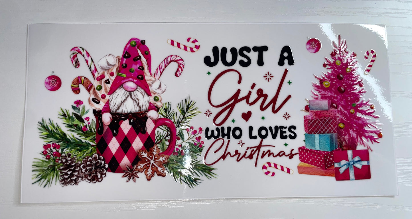 Just a Girl Who Loves Christmas Wrap