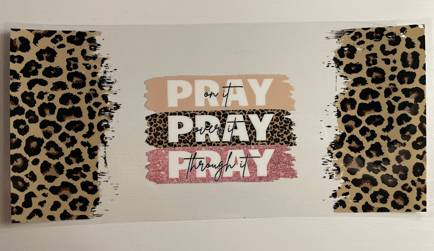 Cheetah Pray through it Wrap