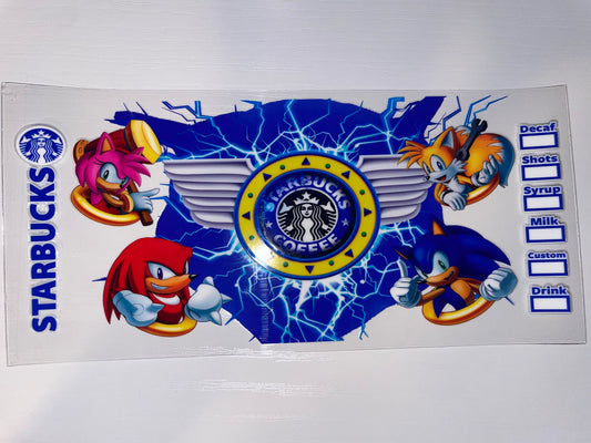 Yellow, Red, Blue, and Pink Starbes Hero Wrap