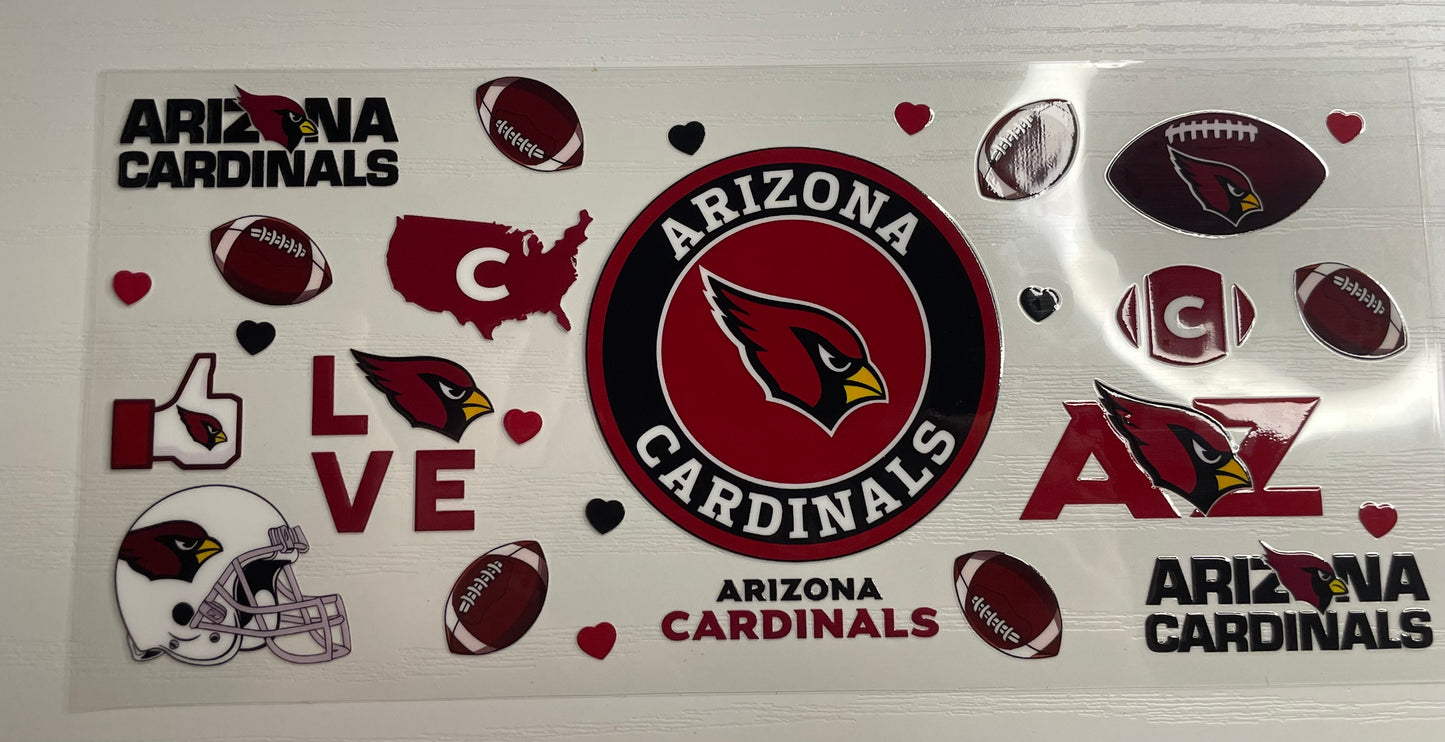 Red Birds Football Wrap