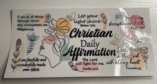 Christian Daily Affirmations Wrap