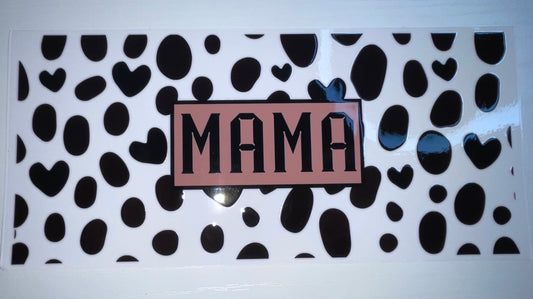 MAMA Cow Print w/ Hearts Wrap