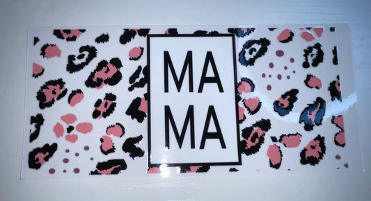 Pink & Black Cheetah Print MAMA Wrap