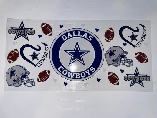 Star Football Tumbler Wrap