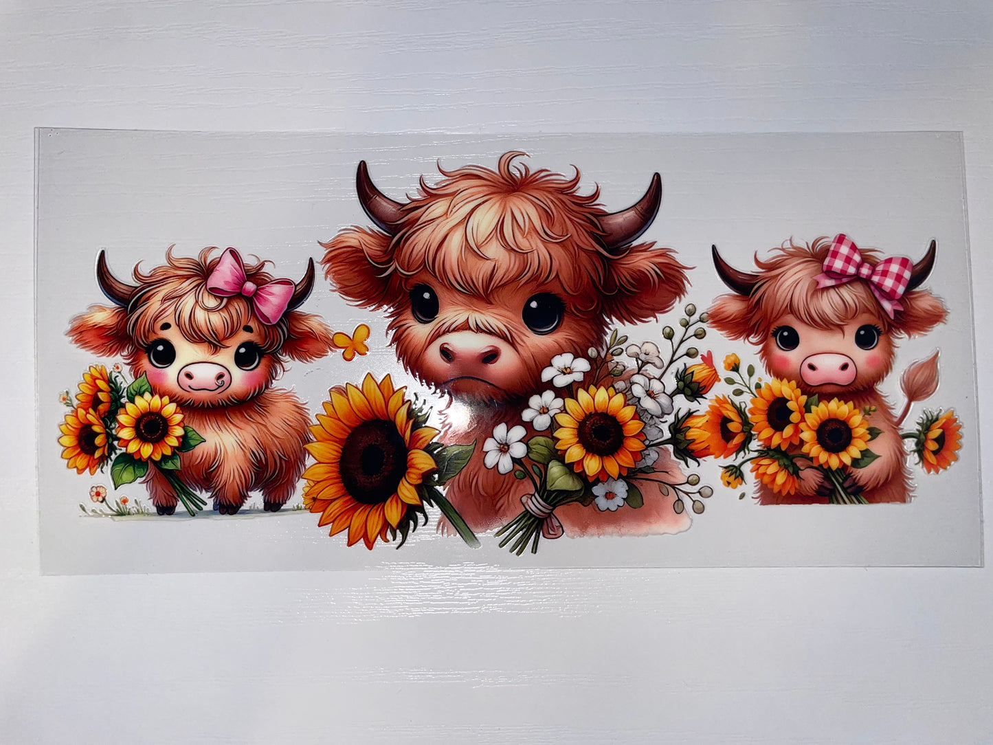 Highland Cow Cup Wrap